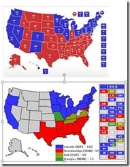 1860 and 2012 Electoral Map